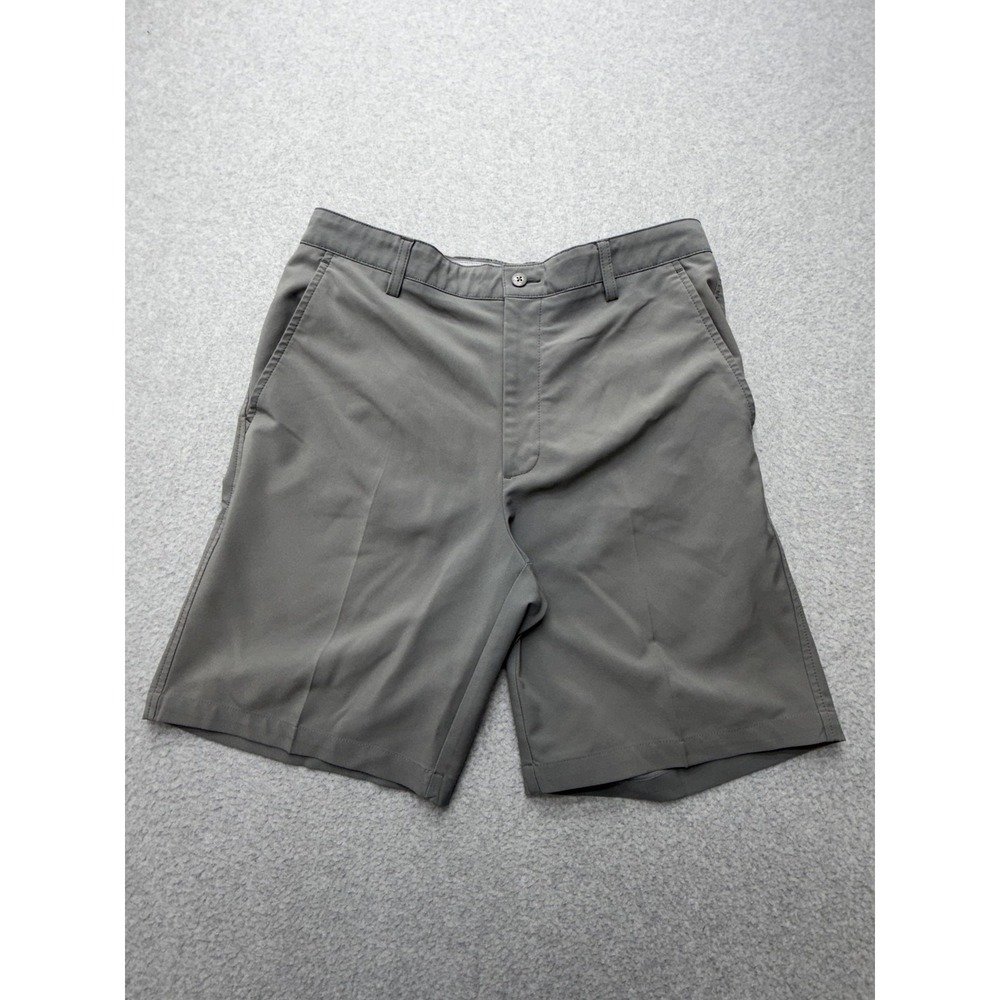 FootJoy Shorts Mens 34 Gray Chino Stretch 10 Inseam Golf Casual Summer